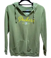 Green Bay Packers Women’s Hoodie – Majestic Fan Fashion – 100 Seasons 2019 Small