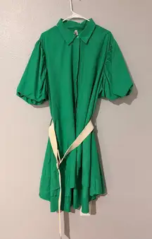 True Destiny Vibrant Green Dress Size 3X