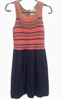 Anthropologie  HD in Paris Braided Knit Citrus Dress Size M