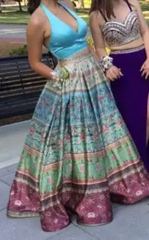 Two Piece Prom Dress