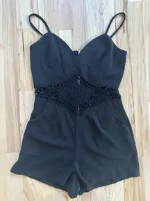 Privy Black Shorts Jumper