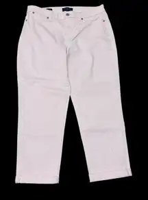 Talbots Simply Flattering Collection Pink Boyfriend Jeans Size 10P Classic Cute