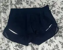high rise hotty hot shorts 2.5” true navy size 8