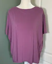 Lululemon Oversized Relaxed Fit Purple Short Sleeve Tee