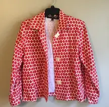 Painted pony small red and white jacket