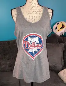 NWT MLB Genuine Merchandise Distressed Phillies Tank Top, XL
