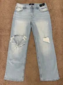 NWT Hollister Light Wash Dad Jeans