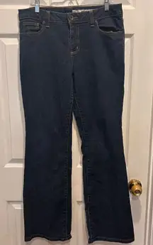 DKNY Jeans Womens 14R Dark Wash‎ Denim Bootcut Jeans Classic Fit Casual