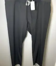 Figs Women's NEW Black Livingston Basic‎ Scrub Straight Leg Pants Size 2XL
