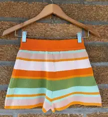 Riley Hubatka x  - Town Tour Knit Shorts - Melon Stripe XS/S