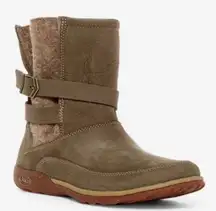 Chaco Hopi leather wool lined leather winter Boots sandstone 7.5