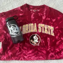 SET Florida State Tie-Dye T-Shirt and Water Bottle