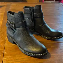Gentle Souls Black Ankle Boots