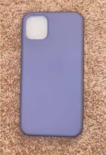 Purple iPhone 11 Pro Max Silicone Case