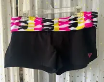 Roxy Juniors Fold Over Embroidered Logo Back Hook Loop Swimwear Swim Shorts 11