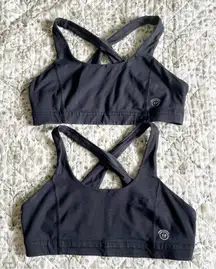 Allbirds Natural Sports Bra Bundle Black Crossover Black Extra Large