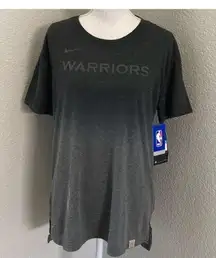 Nike The  Tee Dri-Fit Golden State Warriors Gray Ombré Shirt Size Medium