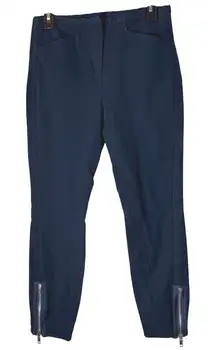 3.1 Phillip‎ Lim Pants Women 2 Navy Blue Skinny Jodphur Ankle Zip Equestrian