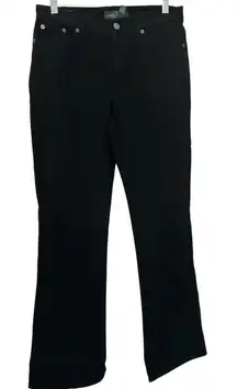 LRL Jeans Womens Black Manhattan Bootcut Denim Stretch NWOT