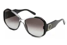 Salvatore Ferragamo SF942S 007 Grey Gradient Oversized Sunglasses Sz 61-17-145