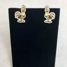 Moana Hei Hei Wood Stud Earrings