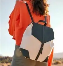 Deux Lux Canvas and Vegan Leather Backpack NWOT