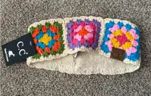 C.C. Headband Ear Warmer Embroidered