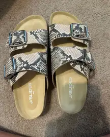 Snakeskin Sandals