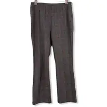 Free People Wide Leg Windowpane Plaid Pant Size 0