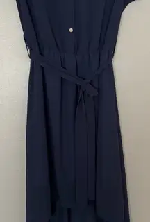 BLVD Elegant Navy Blue Dress