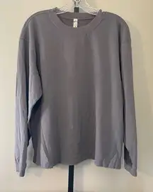 Free People Grey Long Sleeve Tee