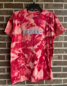 MLB Philadelphia Phillies Tie dye/ acid wash t Shirt
