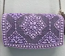 This. ✨ Beaded Clutch with Geometric Design
