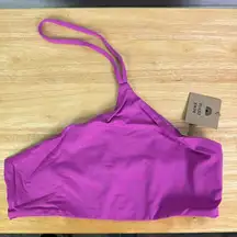 Free People X Toast Swim Apex Bikini Top Purple Orchid Size XL