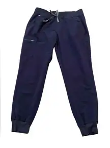​FIGS Zamora Jogger Scrub Pants Technical Collection Navy Blue Size L