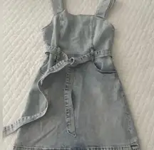 “Gorgeous” Jean Mini Dress