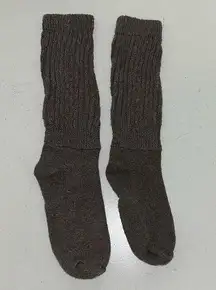 Women’s Vintage Ash Brown Slouch Socks. Gently used. Smoke free home.