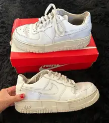 NIKE AF1 Air Force one shadow lace up platform shoes sneakers women’s 8.5