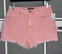 Juicy Couture Acid Wash Wild Peach Pacific Short HR Shorts Size 28