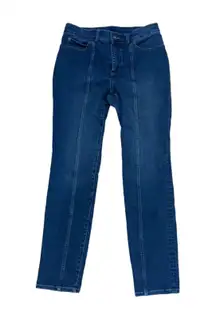 duluth trading dark wash y2k skinny jeans womens size 8 medium