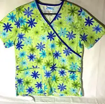 SB Floral Scrubs very bright and cheerier