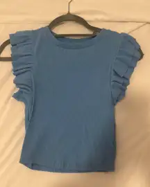 Ruffle Sleeve Top