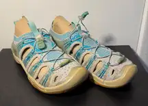 Keen Evofit One Knight Hiking Sandals Womens 8 Paloma Lake Blue USA Made Shoes