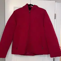 Vintage red women esprit outwear jacket size XL