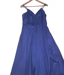 SINCERELY JULES Poplin Corset Midi Dress XL GORGEOUS COLOR