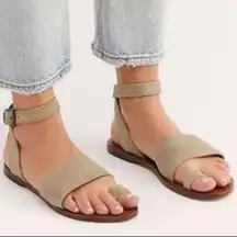 Free People Torrance Anklet Suede Wrap Sandal Size EU 39
