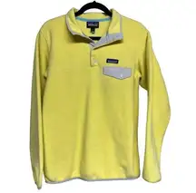 Patagonia Lightweight Synchilla Snap-T Fleece Pullover Yellow Women’s Medium