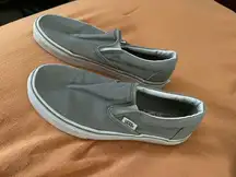 Vans Gray Slip-ons