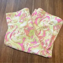 BP Bike Shorts High Waist Swirl Print‎ Casual Athleisure XS