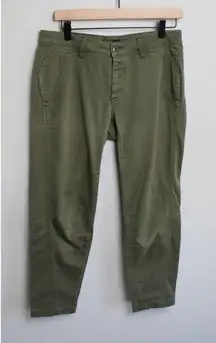 prAna Womens‎ 84Janessa Teill Chino Narrow Leg Pant Green